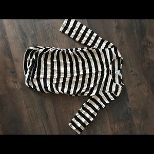 Maternity // Black & White Large Top